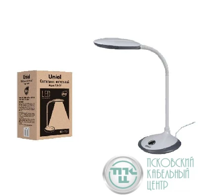 Светильник светодиодный TLD-527 Grey/400лм/4500К сер. Uniel UL-00000417