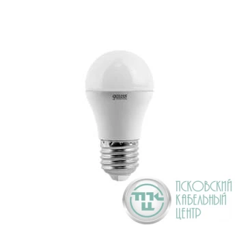 Лампа светодиодная Elementary 6Вт P45 шар 3000К тепл. бел. E27 420лм GAUSS 53216