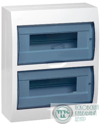 Корпус навесной ЩРН-П-24 Krepta 3 IP41 пластик. бел. IEK MKP12-N-24-40-10