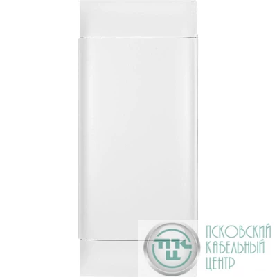 Щиток пластиковый встраиваемый Practibox S 4х12 бел. дверь Leg 135544
