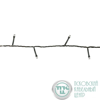 Гирлянда UDL-S0500-100/DGA MULTI IP20 MINI с контроллером 5м 100 миниламп накаливания свет разноцветный провод зел. Uniel UL-00002388