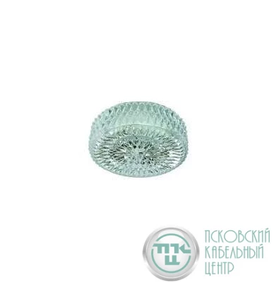 Светильник НПО 22-60-240 "Таблетка 3777" d200 1х60Вт E27 IP20 хрусталь Элетех 1005151161