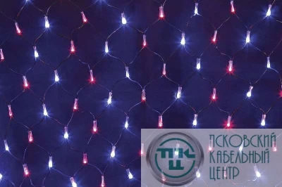 Гирлянда Сеть "НЕТ ЛАЙТ" 2.5мх2.5м 432LED 26Вт 220В IP44 черн. провод; красн./син. NEON-NIGHT 215-033
