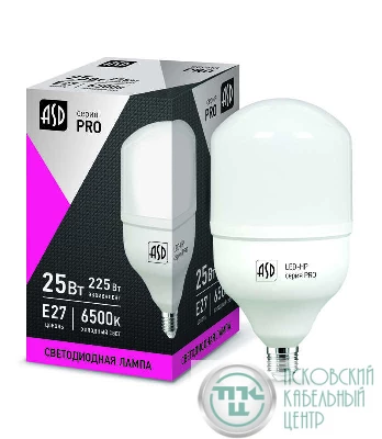 Лампа светодиодная LED-HP-PRO 25Вт 230В E27 6500К 2250Лм ASD 4690612018713