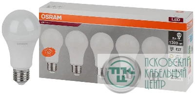 Лампа светодиодная LED Value LVCLA125 15SW/830 230В E27 2х5 RU (уп.5шт) OSRAM 4058075577800
