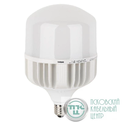 Лампа светодиодная LED HW T 65Вт (замена 650Вт) матовая 4000К нейтр. бел. E27/E40 6500лм угол пучка 200град. 140-265В PF>/=09 OSRAM 4058075576896