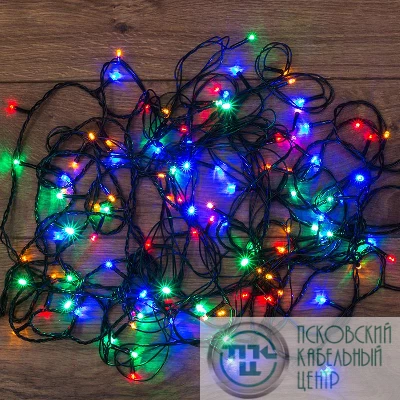 Гирлянда светодиодная универсальная 300LED мультиколор 15м с контроллером Neon-Night 303-109