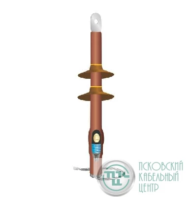 Муфта кабельная концевая наружной установки 10кВ ПКНТОН 1х(70-120мм) с наконечником болтовым Нева-Транс Комплект 22020127