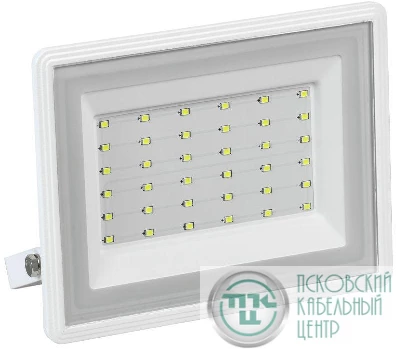 Прожектор светодиодный СДО 06-50 6500К IP65 бел. IEK LPDO601-50-65-K01