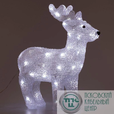 Фигура акриловая "Олень" ENIOF - 15 50 LED 10 мерцающих LED 31х13х37см IP20 Эра Б0051953