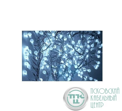 Гирлянда "Мишура LED" 6м 576LED бел. прозр. провод 35Вт 220В IP20 NEON-NIGHT 303-615
