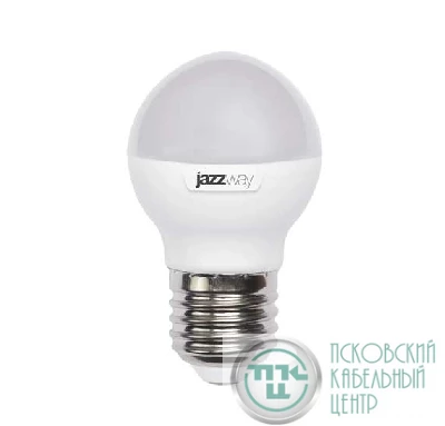 Лампа светодиодная PLED-SP 9Вт G45 шар 3000К тепл. бел. E27 820лм 230В JazzWay 2859631A