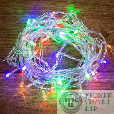 Гирлянда "Твинкл Лайт" 4м 25LED мультиколор провод прозр. Neon-Night 303-169