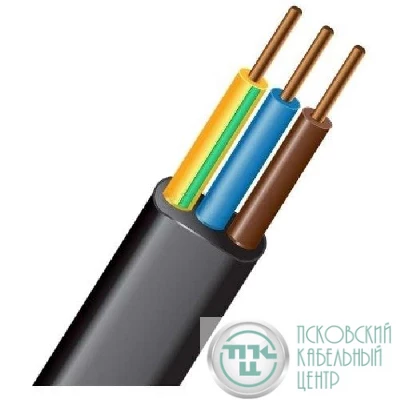 Кабель ВВГ-П 3х2.5 Ч (м) Кабэкс