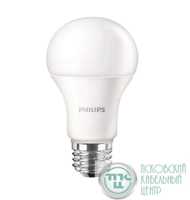 Лампа светодиодная LEDBulb 10Вт E27 3000К 230В A60 RCA EcoHome грушевидная Philips 929001955307