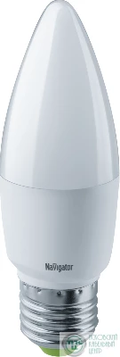 Лампа светодиодная 61 328 NLL-C37-8.5-230-4K-E27-FR 8.5Вт свеча матовая 4000К нейтр. бел. E27 680лм 176-264В Navigator 61328