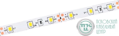 Лента светодиодная LED LSR-2835W60-4.8-IP20-12В (уп.3м) ИЭК LSR1-2-060-20-3-03