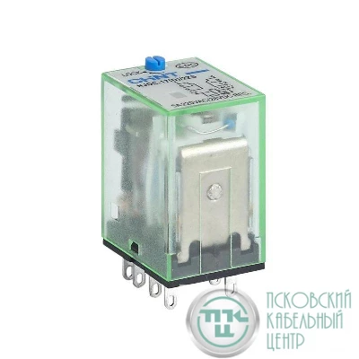 Реле промежуточное с кнопкой тестирования NJDC-17(D)/3ZS 3 конт. с инд. LED 5А AC 220В CHINT 651067