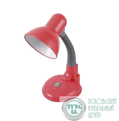 Светильник UF-315 С04 настол. 230В 60Вт красн. Ultraflash 12990