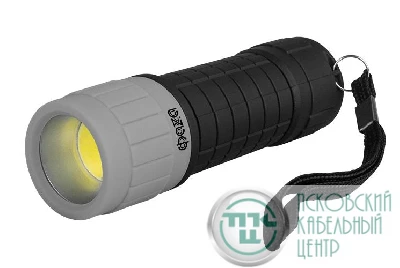 Фонарь ручной P4-L2W-gy 2Вт COB 120лм 7000К IP44 3хAAA (не в компл.) сер. ФАZА 5027213