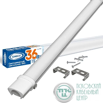 Светильник светодиодный линейный ДСП 1200мм 36Вт 6500К УХЛ2 IP65 IONICH 1581