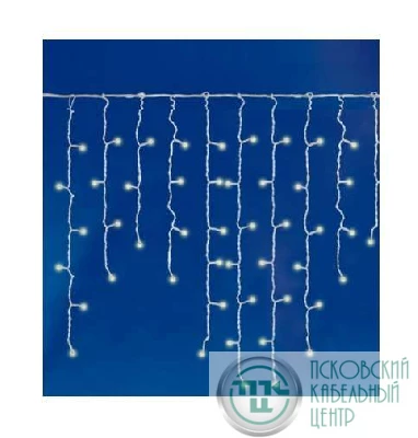 Гирлянда "Бахрома" ULD-B3010-200/TWK WARM WHITE IP67 с эффектом мерцания 3м соединяемая 200LED теплый бел. провод бел. Uniel UL-00001365