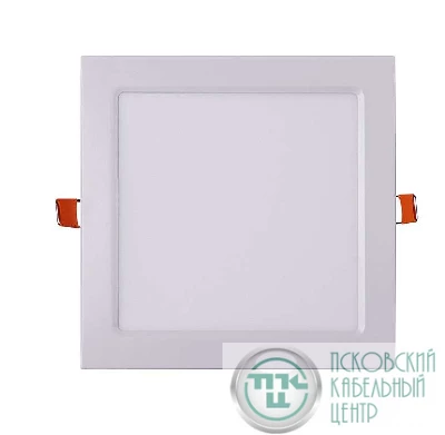 Светильник светодиодный PPL-S WH 15Вт 6500К IP40 190мм ДВО встраив. ультратонкий квадрат JazzWay 5008403A