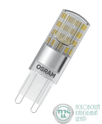 Лампа светодиодная LED STAR PIN40 3.5W/827 (замена 40Вт) 3.5Вт 2700К тепл. бел. G9 400лм 220-240В прозр. пласт. OSRAM 4058075315822