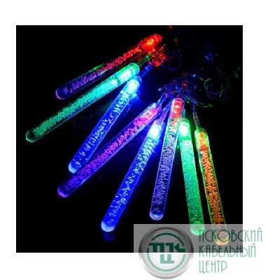 Гирлянда палочки LDS020-CM 10см с пузырьками 20 разноцв. SHLights 4690601034717