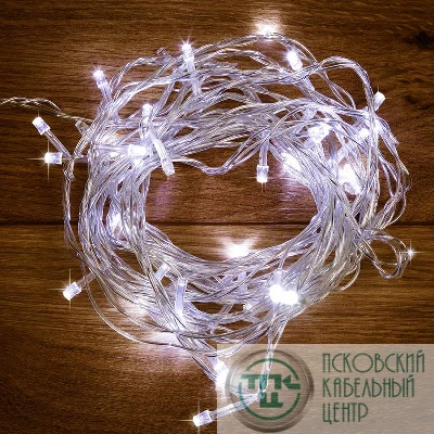 Гирлянда "Твинкл Лайт" 6м 40LED бел. провод прозр. Neon-Night 303-175