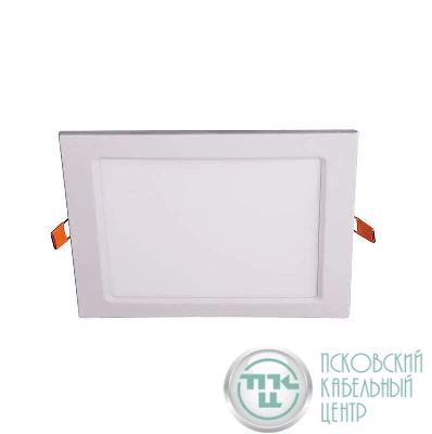 Светильник светодиодный PPL-S WH 12Вт 6500К IP40 170мм ДВО встраив. ультратонкий квадрат JazzWay 5008366A