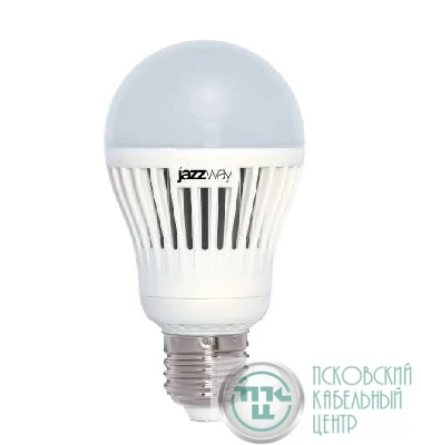 Лампа светодиодная PLED-ECO 7Вт A60 грушевидная 3000К тепл. бел. E27 570лм 230В JazzWay 1033178