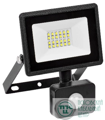 Прожектор светодиодный СДО 06-30Д 6500К IP54 с ДД черн. IEK LPDO602-30-65-K02