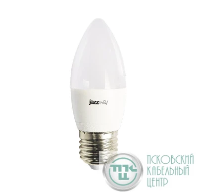 Лампа светодиодная PLED-LX C37 8Вт 3000К E27 JazzWay 5028531