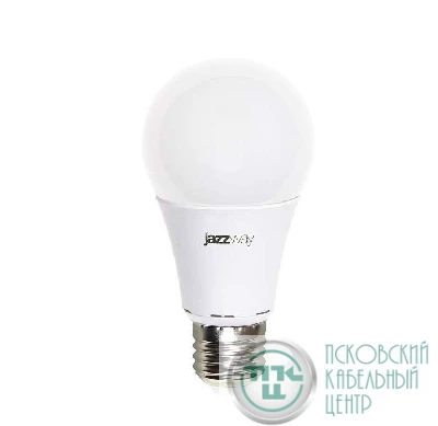 Лампа светодиодная PLED-ECO 7Вт A60 грушевидная 5000К холод. бел. E27 570лм 230В JazzWay 1033192