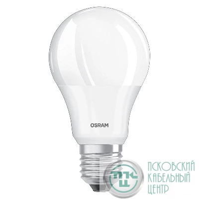 Лампа светодиодная LED Antibacterial A 8.5Вт (замена 75Вт) матовая 6500К холод. бел. E27 806лм угол пучка 200град. 220-240В бактерицид. покр. OSRAM 4058075561014