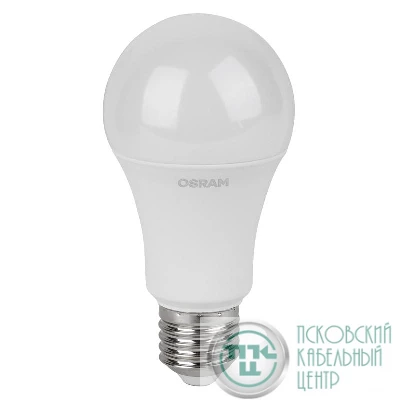 Лампа светодиодная LED Value 2000лм 25Вт 6500К холод. бел. E27 A угол пучка 180град. 220-240В (замена 200Вт) матов. пластик OSRAM 4058075696471