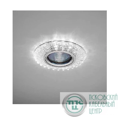 Светильник Emilia LED 51 5 70 декор. огран. полимер. со светодиод. подсвет. MR 16 прозр. ИТАЛМАК IT8681