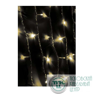 Гирлянда занавес уличный 2.5х1.2м 220В IP54 бел. Космос KOC_CUR624LED_W