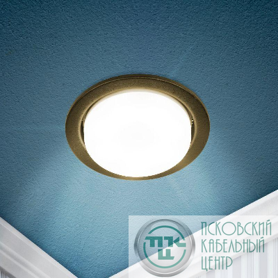 Светильник точечный KL70 SBK GX53 встраив. черн. матов. ЭРА Б0057476