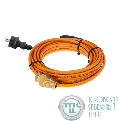 Кабель греющий саморег. пищевой ECO Line (комплект в трубу) 10HTM2-CT (10м/100Вт) Rexant 51-0605