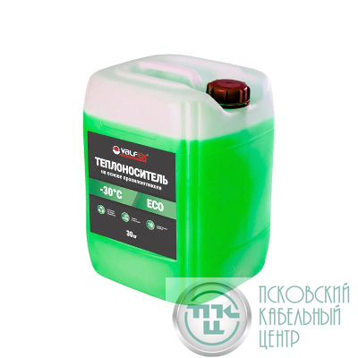 Теплоноситель ECO -30 (на основе пропиленгликоля) 50кг (12шт пал.) HS VALFEX VF.TZ.30050/VF.TZ.30050.HS