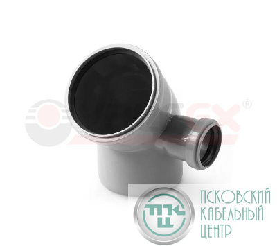 Отвод универсальный 110/50х45град. лев.-прав. (30) VALFEX 23113150