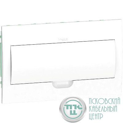 Бокс встраиваемый СП City9 Box 1 ряд 18мод IP40 IK07 63А 2 клеммы с бел. дверцей SE EZ9E118P2FRU