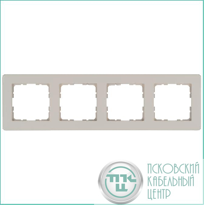 Рамка 4-м G-Flex тауп Jasmart G1104T