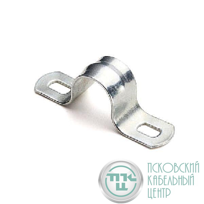Скоба крепежная двухлапковая d8-9мм метал. (уп.10шт) PROxima EKF sm-2-8-9-r