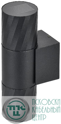 Светильник 5221 2хGU10 IP65 уличный настенный черн. IEK LT-UBU0-5221-GU10-2-K02