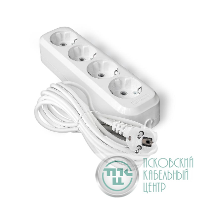 Удлинитель 4х7м с заземл. IP20 Е-304А ПВС 3х1.5 Universal 1732