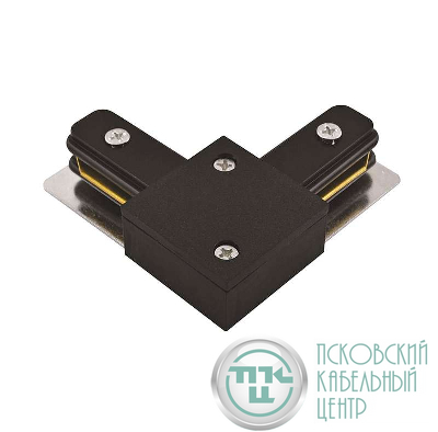 Коннектор L-образный PTR CL-BL накладной/подвесной шинопровод черн. Pro JazzWay 5010833