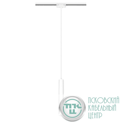 Светильник трековый подвес светодиодный ARTLINE 40х40х300мм 12Вт 840Лм 4000К 230В алюм./пластик. 5.5кв.м бел. Ritter 59708 1
